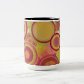 Helle Farbringe Zweifarbige Tasse (Mittel)