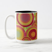 Helle Farbringe Zweifarbige Tasse (Links)