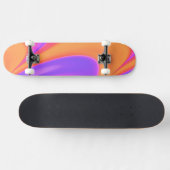 Helle Farbschwirre Skateboard (Horizontal)