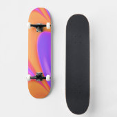 Helle Farbschwirre Skateboard (Vorderseite)