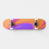 Helle Farbschwirre Skateboard (Horizontal)