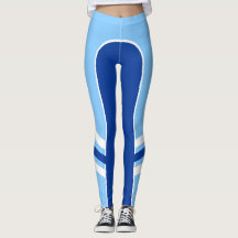 Helle Farbseitenband-Leggings 2