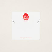 Helle Farbspritze, quadratische Armband-Grafikkart (Vorderseite)