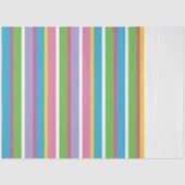 Helle Farbstreifen NAME Moderner Sommerspass Anges Seidenpapier (Vorderseite)