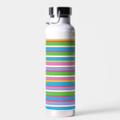 Helle Farbstreifen NAME Moderner Sommerspass Anges Trinkflasche (Rechts)