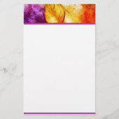 Helle Federn Briefpapier (Vorderseite)