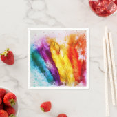 Helle Federn Serviette (Beispiel)