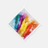 Helle Federn Serviette (Ecke)