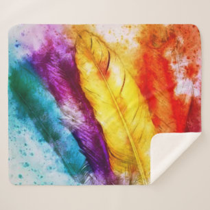 Helle Federn Sherpadecke