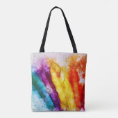 Helle Federn Tasche (Rückseite)