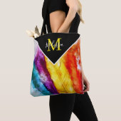 Helle Federn Tasche (Von Nahem)