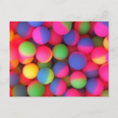 Helle federnd Bälle Postkarte (Vorderseite)