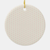 Helle Feiertagsfoliage Keramik Ornament (Hinten)
