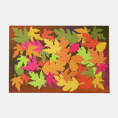 Helle Felt Look Blätter schön Fußmatte (Vorderseite)