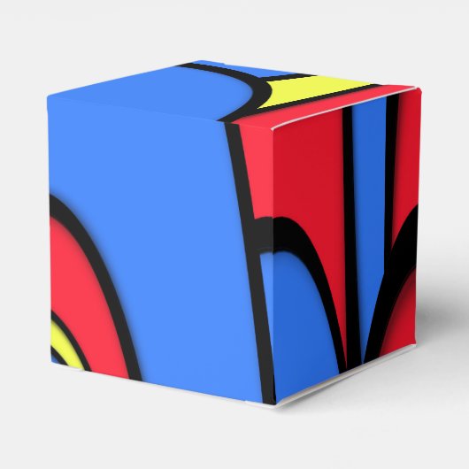 Helle Festivfarbe Geschenkschachtel (Rückseite)