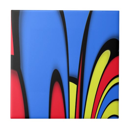 Helle festliche Farben Fliese (Vorderseite)