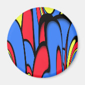 Helle festliche Farben Magnet (Vorne)