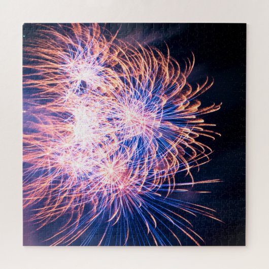 Helle Feuerwerke Puzzle (Horizontal)