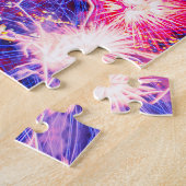 Helle Feuerwerks-Mandala Puzzle (Seite)