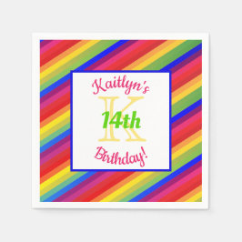 Helle Fiesta Streifen | Paper Party Napkin Serviette