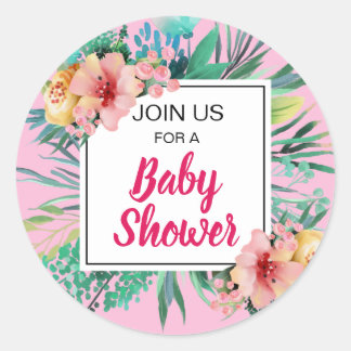 HELLE FLÄCHEN UND GREENERPINK RUNDER AUFKLEBER