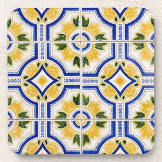 Helle Fliesenmuster, Portugal Untersetzer (Vorderseite)