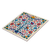 Helle Floral Azulejo Keramik Tile. Fliese (Seite)