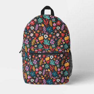 Helle Floral Back Pack Bedruckter Rucksack