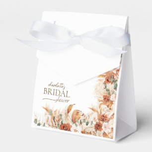 Helle Floral Terracotta und Tequila Brautparty Geschenkschachtel