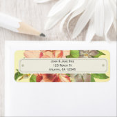 Helle, florale, individuell anpassbare Labels (Insitu)