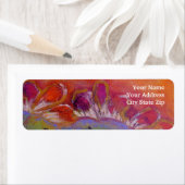 Helle florale Rücksendeadresse (Insitu)