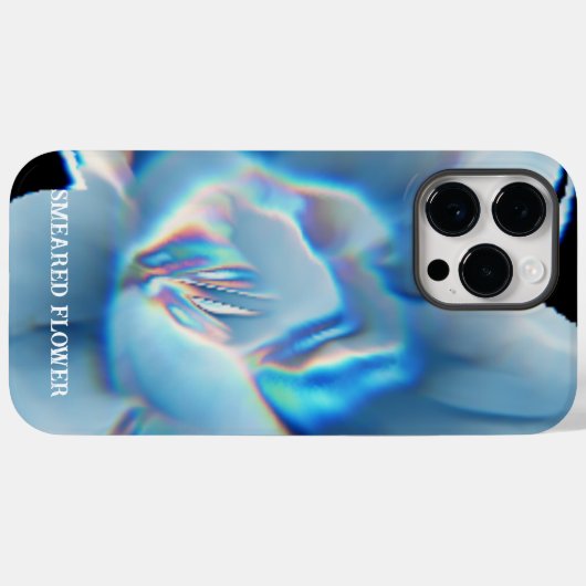 HELLE FLUORESZENTE BLUME Case-Mate iPhone HÜLLE (Rückseite (Horizontal))