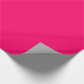 Helle Fluoreszenz Hot Pink Neon Geschenkpapier (Ecke)