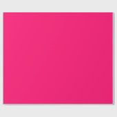 Helle Fluoreszenz Hot Pink Neon Geschenkpapier (Flach)
