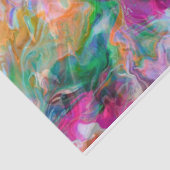 Helle flüssige Farbpsychedelisches flippiges Seidenpapier (Ausschnitt)