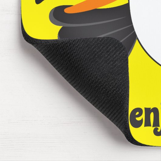 Helle Flying Toucan Yellow Mouse Pad Mousepad (Ecke)