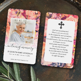 Helle Foto Beileid Beerdigung Gebetskarte