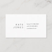 Helle fröhliche Colors Mommy Card Telefonnummerkarte (Rückseite)