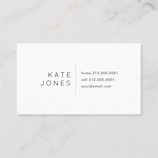 Helle fröhliche Colors Mommy Card Telefonnummerkarte (Rückseite)