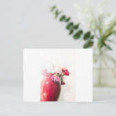 Helle Frühlingsblühende Blume Postkarte (Stehend Vorderseite)