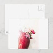 Helle Frühlingsblühende Blume Postkarte (Vorne/Hinten)