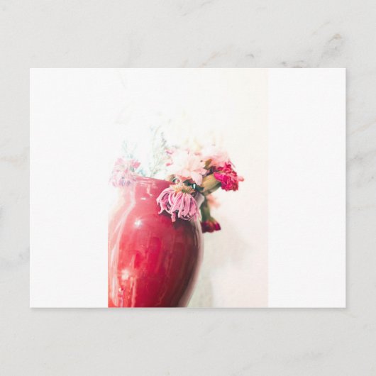 Helle Frühlingsblühende Blume Postkarte (Vorderseite)