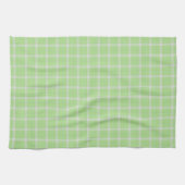 Helle Frühlingsgrün Gingham Karo Geschirrtuch (Horizontal)