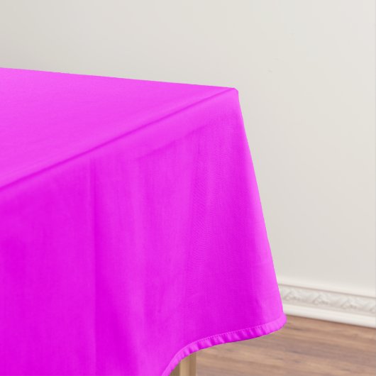 Helle Fuchsia Solid Color Tischdecke (Beispiel)