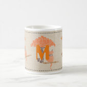 Helle Funny Cats Mit Monogramm Tasse (Mittel)