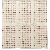 Helle Funny Umbrellas Duschvorhang (Vorderseite)