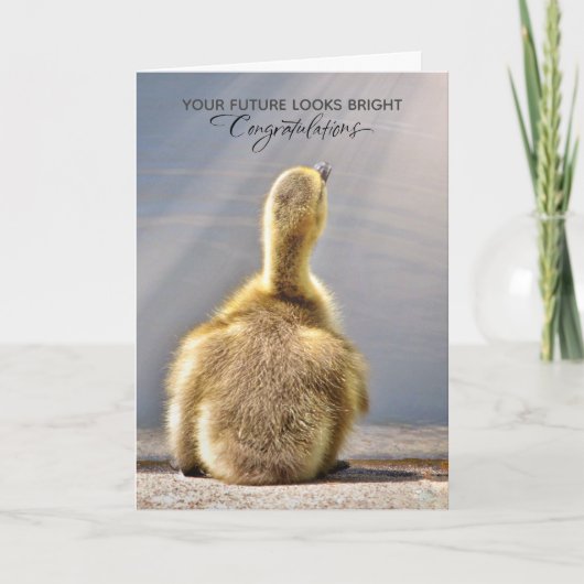 Helle Future Abschluss Card Karte (Vorderseite)