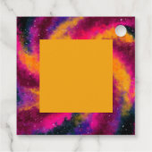 Helle Galaxy "Du bist aus dieser Welt" Geschenkanhänger (Rückseite)