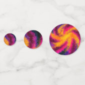 Helle Galaxy Table Confetti Konfetti (Rückseiten)