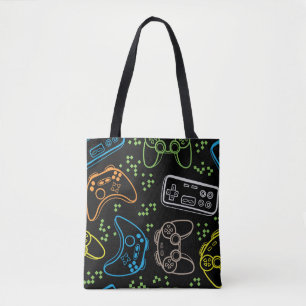 Helle Gaming-Joysticks: cooles Muster. Tasche